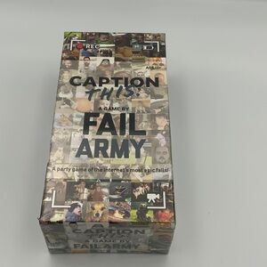 Caption This Card Game Fail Army NIB